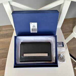 Swarovski Alice Genuine Leather Clutch/Smartphone Slot with Detachable strap